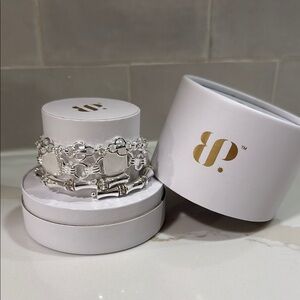 BP Silver Bracelet Stack of 3